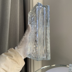 Hohlglas steine Kunden spezifische Großhandel Individuation Klarglas steine für hochwertige dekorative Bausteine Ideal - Product Image 2