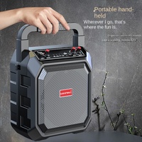Haut-parleur portable Great Wall 5.1 pour l'extérieur, 10W, haute puissance, pour la danse carrée, le karaoké et l'usage domestique, avec batterie intégrée et microphone