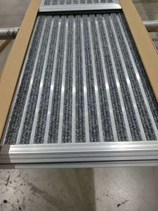 Customizable Size Aluminum Alloy Entrance <strong>Door</strong> Mat Luxury Anti-Slip Reversible Cleaning Feature Novelty Office Use - Product Image 5