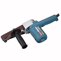 Ponceuse à bande Makitas 9031 550W à vitesse variable, alimentée par prise secteur 220-240V, bande étroite 30mm x 533mm, outil de ponçage pour le travail du bois et du métal