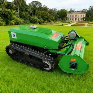 Robot tondeuse à fléaux télécommandée, débroussailleuse <span class=keywords><strong>et</strong></span> tondeuse à gazon électrique autotractée sans fil 72V 25 CV, tondeuse intelligente 1000 mm 1 <span class=keywords><strong>M</strong></span> - Product Image 5