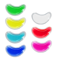 Masque oculaire en gel chaud/froid personnalisé avec logo, vente en gros, pour soulager la douleur, contrôler l'enflure, réduire les cernes et les poches sous les yeux