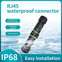 Connecteur Coupleur Étanche IP68 M16 Mini RJ45 Ethernet LAN Extérieur CAT6