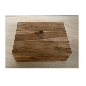 Porte-conteneur en bois antique en bois fait à la main en gros pour le pot de stockage de fruits d'ustensiles de cuisine d'hôtel de bureau - Product Image 4