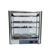 Cina Diskon Besar Komersial Multifungsi 3 Lapisan Warmring Makanan Penghangat Showcase Table Top