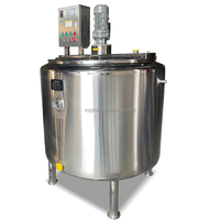 Cuve de mélange pour liquides, cuve de dispersion à haute vitesse avec chauffage et refroidissement à double enveloppe
