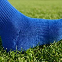 Chaussettes de sport unisexes en coton respirant antidérapantes avec logo personnalisé