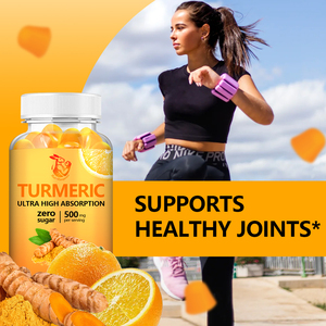 Suplemento Herbal Premium de Alta Calidad para una Piel Sana, Promueve la Función Energética, Gomitas de Cúrcuma y Curcumina para Adultos - Product Image 5