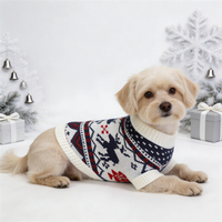 Conception personnalisée de carton pour un pull de Noël pour chien, vêtements d'hiver pour animaux de compagnie avec motif à pois