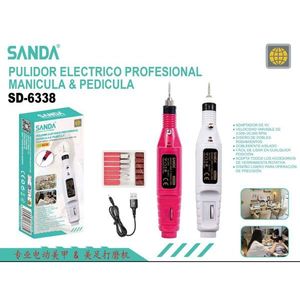 Perceuse à ongles électrique Sanda, machine professionnelle de manucure et pédicure SD G338, outil rotatif à vitesse variable - Product Image 3