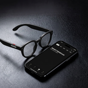 Lunettes intelligentes avec Wi-Fi Direct, transfert rapide pour photos, vidéos et appels, monture en plastique et titane, fonction caméra unique - Product Image 1