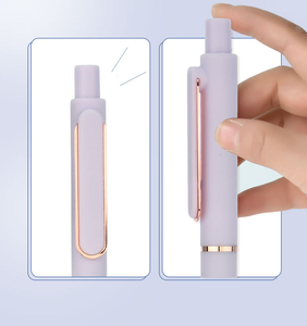 Stylo Gel Bille Morandi à Logo Personnalisé, Recharges Métalliques 0.5mm, Stylo Publicitaire Signature en Plastique Noir, Papeterie sur Mesure - Product Image 6