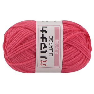 Fil à crocheter en acrylique 100 % véritable, 4 brins, multicolore, pour machine à coudre et poupées, vente en gros - Product Image 1