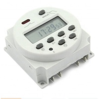 Temporizador Digital Pequeño con Control por Microcomputadora CN101A, Enchufe de Alimentación, 12V/24V/110V/220V 16A, Certificado CE, MISUXIN