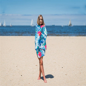 Alta calidad al por mayor personalizado impreso <span class=keywords><strong>toalla</strong></span> <span class=keywords><strong>playa</strong></span> piscina suave secado rápido arena libre microfibra Toallas de <span class=keywords><strong>playa</strong></span> - Product Image 4