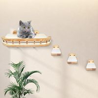 Étagères murales hamac pour chat Étagères pour chat perchoirs pour mur Griffoir pour chat Étagère murale