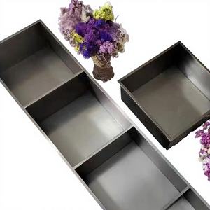 Niche murale rectangulaire en acier inoxydable 304 de qualité supérieure, solution de rangement moderne pour salle de bain/cuisine, étanche, écologique, facile à installer - Product Image 1