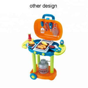 35pcs קטן שף ברביקיו מנגל בישול מטבח צעצוע אינטראקטיבי גריל לשחק מזון בישול לשחק סט לילדים - Product Image 4