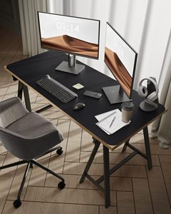 Bán buôn văn phòng lớn chuột Pad Chuột chơi game pad XXL nhựa trắng đen chuột Pad biểu tượng tùy chỉnh thăng hoa khoảng trống bàn mat - Product Image 3