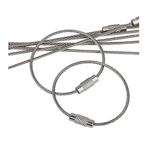 พวงกุญแจสายเคเบิลเครื่องบินสายสแตนเลสสายเชือกพวงกุญแจพีวีซีสีสันสดใสสายกุญแจแหวน DIY พวงกุญแจอุปกรณ์เสริม - Product Image 5