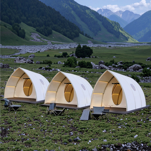 Carpa de Hotel Glamping Airmega 5*7, Tela de PVC, Carpa de Navegación para Resort de Cuatro Estaciones, para Camping, Modelo LINGCHEN-E S - Product Image 3