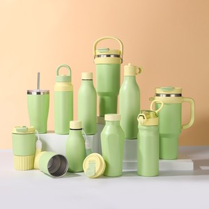 Factory Wholesale Assorted <b>Insulated</b> Drinkware 12oz 24oz 40oz 24 oz Tumbler & Sports Water Bottle <b>Custom</b> OEM - Product Image 1