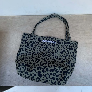 Canvas Shoulder Bag Letter <b>Print</b> <b>Large</b> Capacity Open Top Fashion Shopping OEM - Product Image 5