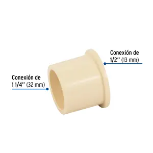 Master avec 308 unités Réduction de la douille CPVC 1-1/4 'x 1/2', Foset - Product Image 2