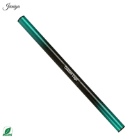 Lot de 24 pinceaux détachables pour nail art, manche métallique, couleur dégradée, double embout, qualité professionnelle