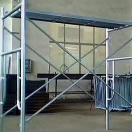 Échafaudage mobile galvanisé pour construction extérieure, ensemble de marchepieds en forme de H, revêtement en poudre - Product Image 3