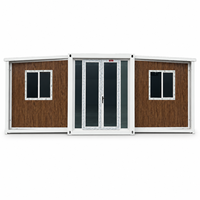 Casa Contenedor Expandible de 20 y 40 pies, Villa Prefabricada Personalizada de 2, 3, 4 y 5 Dormitorios, Proveedor de Fábrica China