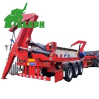 Remorque de levage latéral d'occasion à bas prix avec grue pour conteneurs