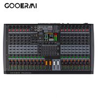 HL-G18 18 Kanallı Ses Mikseri Profesyonel Miksaj Konsolu Çift 99 DSP Efekti RGB Işık OTG Kayıt BT 5.0 DJ