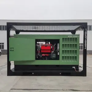 Sullair 185cfm Diesel-Powered Explosion Proof Screw Air Compressor Atex Zone 2 New Hydraulic Start Offshore Platform Rental