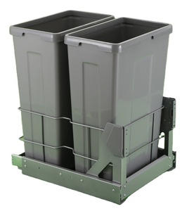 Kitchen waste bin trash can recycle plastic dustbin for house