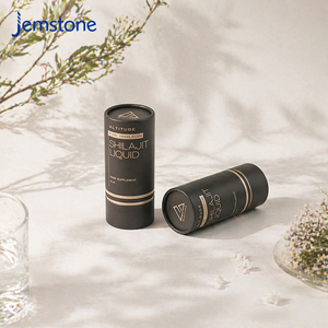 Custom Printed Food Kraft Tube <b>Packaging</b> Rigid Cardboard Cylinder Eco-friendly Nutrition Oil Bottle <b>Paper</b> Tube with EVA Inlay - Product Image 2