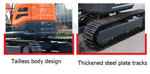 Mini pelle hydraulique de haute qualité de 3 tonnes 3.5 tonnes pour le support de pièces de garantie mondiale des machines Fullwin - Product Image 4