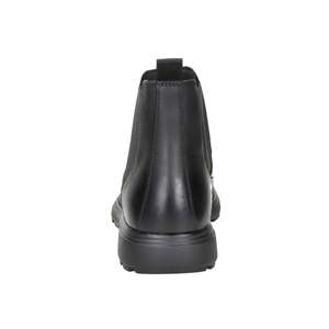 Bottes mi-mollet pour homme Geox U56LZA 000FF en cuir noir imperméable pour l'extérieur - Product Image 4