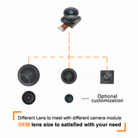 Module de caméra MIPI CMOS OV2710 2MP, taille de pixel 3M, objectif grand angle 1080P, surveillance CCTV, VR H230, FOV, compression YUV
