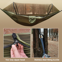 Waterdichte Outdoor Anti-Rollover Nylon Schommelstoel Camping Paal Hangmat Met Klamboe Tuinmeubilair