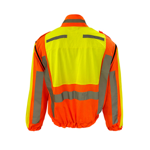 CITICITY Detachable Reflective Vest Safety Vest <b>Jacket</b> Security <b>Construction</b> <b>Work</b> Breathable Safety Reflective Clothing - Product Image 2