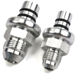 Adaptateur de rail de carburant en alliage d'aluminium AN6 AN8 pour Ford Mustang 1986-1998, mise à niveau et rénovation - Product Image 1
