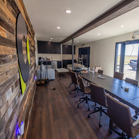 Maisons conteneurs maritimes contemporaines 20FT 40FT, bureaux portables avec toilettes
