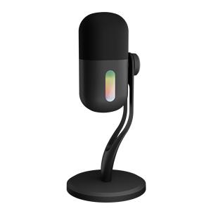 USB <b>Condenser</b> <b>Microphone</b> Cardioid Pattern Noise Suppression Touch Mute RGB Light for Recording Podcast MC06 USB <b>Condenser</b> Microp - Product Image 1