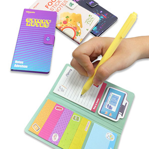Livret de blocs-notes autocollants mémo personnalisés de haute qualité pour l'école et le bureau - Product Image 6