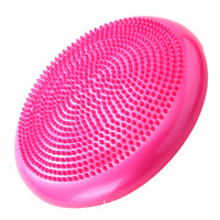 Disque d'équilibre de yoga gonflable en PVC écologique, anti-éclatement, avec pompe à air, pliable, portable, stabilité, caractéristiques, 33 cm, charge de 300 kg