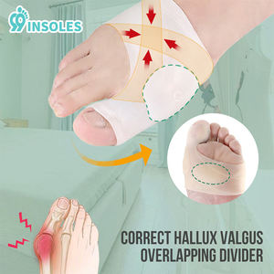 99 semelle intérieure avant-pied coussin séparateur d'orteils correcteur d'oignon <span class=keywords><strong>Hallux</strong></span> <span class=keywords><strong>Valgus</strong></span> gros orteils coussinets avant-pied <span class=keywords><strong>pour</strong></span> femmes <span class=keywords><strong>Hallux</strong></span> <span class=keywords><strong>Valgus</strong></span> - Product Image 2