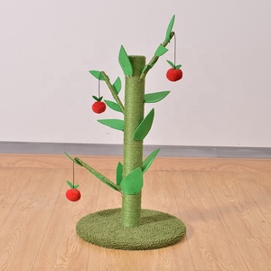 Grattoir d'arbres à chat en bois de carton de poteau à gratter d'animal familier d'intérieur écologique moderne - Product Image 4