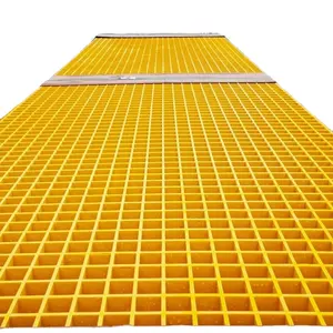 fiberglass reinforced plastic grid molded frp grating floor