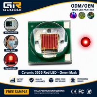 GUORUI3w LED 660nm con Chip Sanan Epileds 3535 3030 2835 SMD, Hoja de Datos del Chip LED 660nm, Luces LED de 3w de Alto Brillo